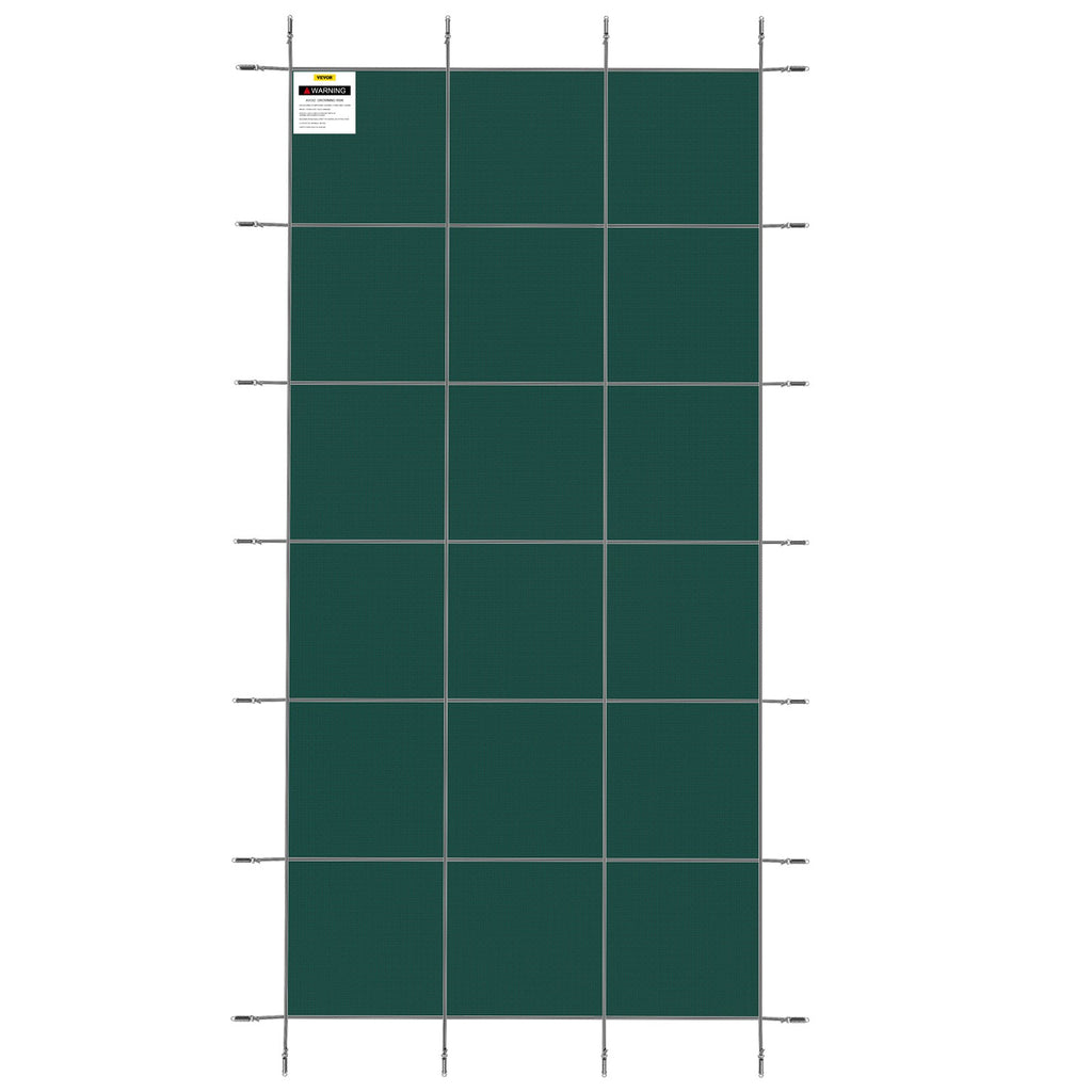 VEVOR Cubierta De Piscina Enterrada 6,7X12,8 M Cubierta De Seguridad Rectangular