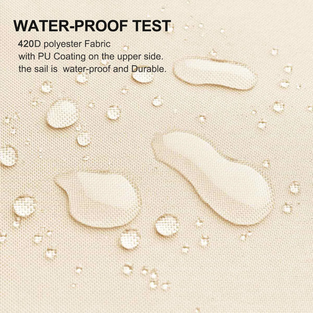 Outdoor Shade Sail Awnings Waterproof Sun Shelter Square Rectangle Sun Shade Protection Canopy Garden Patio Pool Camping Shade