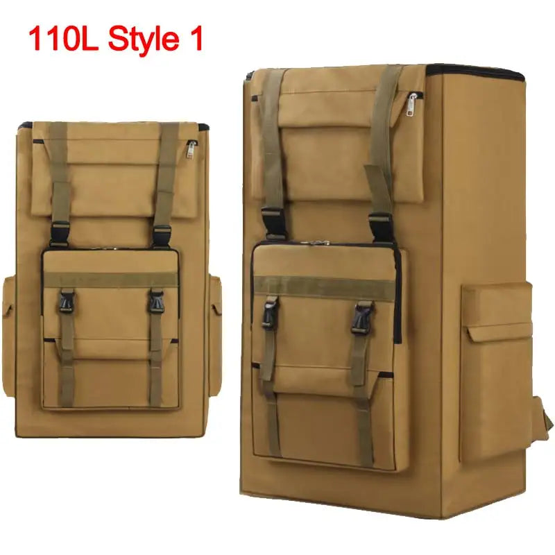 110L 130L Men Hiking Bag Camping Backpack Large Men Outdoor Climbing Trekking Travel Rucksack Tactical Bags Luggage Bag XA860WA