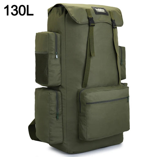 110L 130L Men Hiking Bag Camping Backpack Large Men Outdoor Climbing Trekking Travel Rucksack Tactical Bags Luggage Bag XA860WA