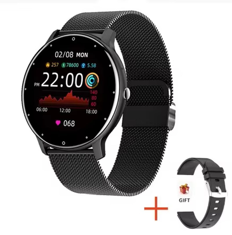 Smart Watch Women Men Full Touch Screen Bluetooth Call Smartwatch Waterproof Sports Fitness Tracker Watches for Android Ios