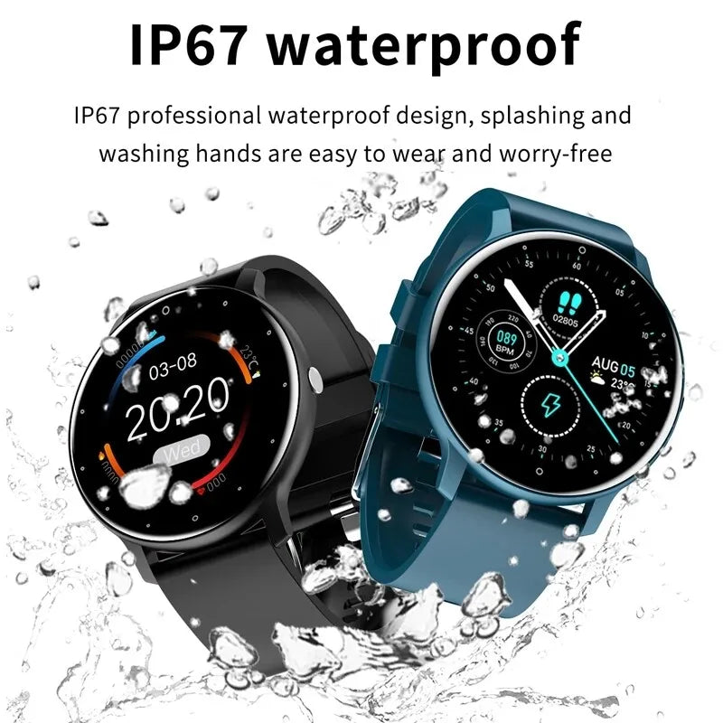 Smart Watch Women Men Full Touch Screen Bluetooth Call Smartwatch Waterproof Sports Fitness Tracker Watches for Android Ios