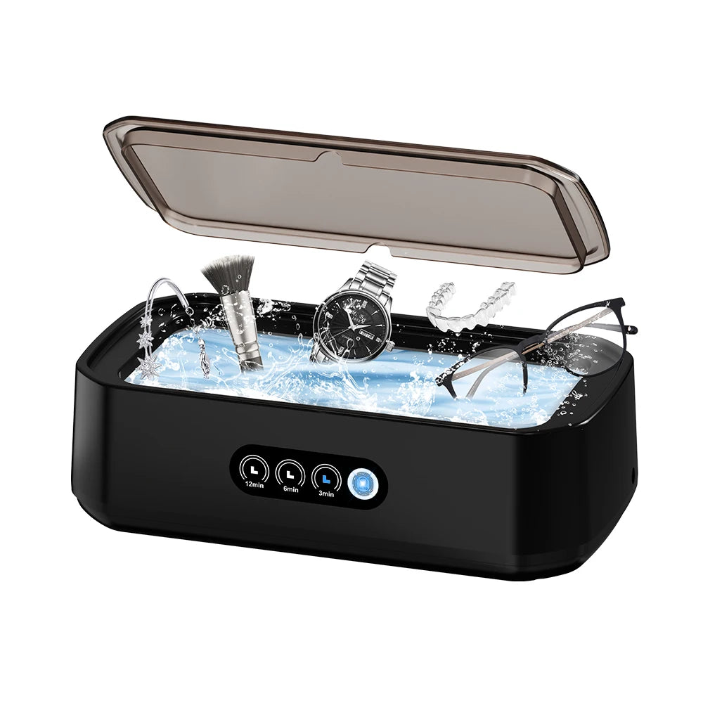 650Ml Adjustable Large Capacity Ultrasonic Cleaner Fast Powerful Jewelry Brace Glasses Jewelry Cleaning Machine Household 2026