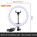 Ring Light 10In 13 in with Tripod Stand & Phone Holder Selfie Ring Light 26Cm Fill Light 33Cm Studio Lighting Kit for Tiktok