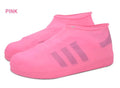 1 Pair Rubber Reusable Latex Waterproof Rain Shoes Covers Slip-Resistant Rain Boot Motorcycle Bike Overshoes Shoes Accessories