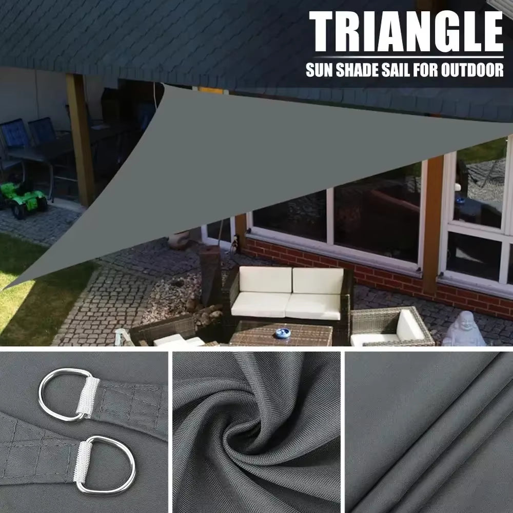 160GSM Waterproof Awning Sunshade Sun Shade Sail for Outdoor Garden Beach Camping Patio Pool Sun Canopy Tent Sun Shelter