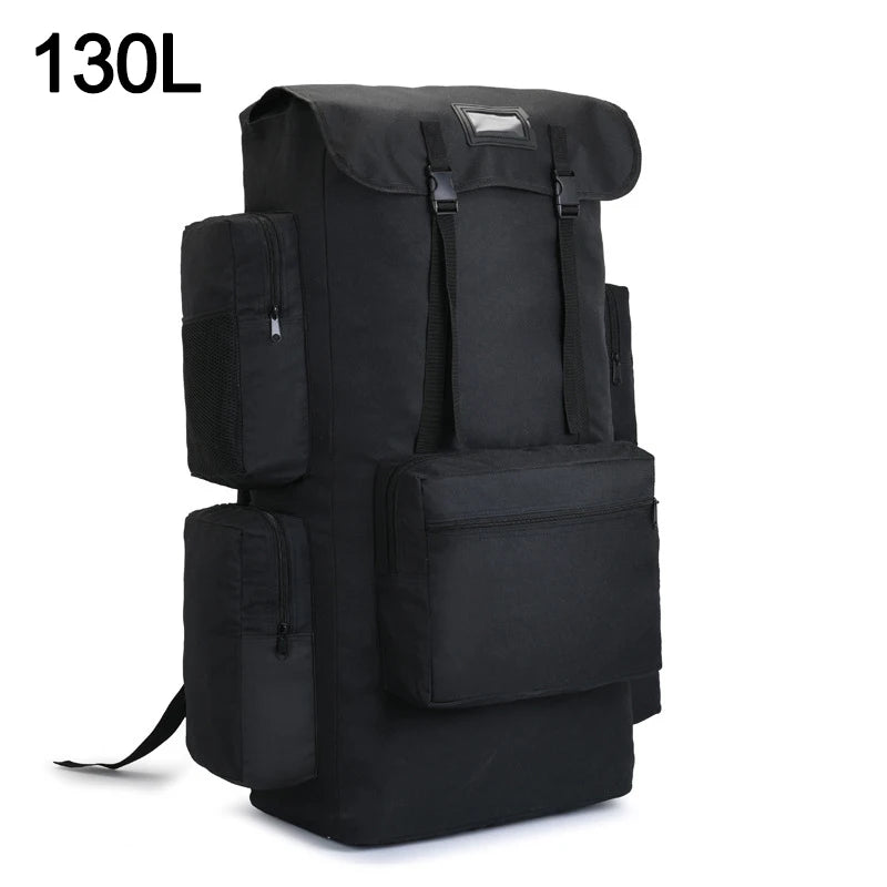 110L 130L Men Hiking Bag Camping Backpack Large Men Outdoor Climbing Trekking Travel Rucksack Tactical Bags Luggage Bag XA860WA