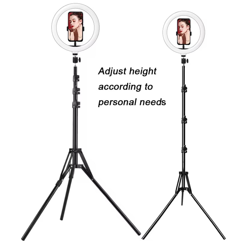 Ring Light 10In 13 in with Tripod Stand & Phone Holder Selfie Ring Light 26Cm Fill Light 33Cm Studio Lighting Kit for Tiktok