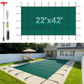 VEVOR Cubierta De Piscina Enterrada 6,7X12,8 M Cubierta De Seguridad Rectangular