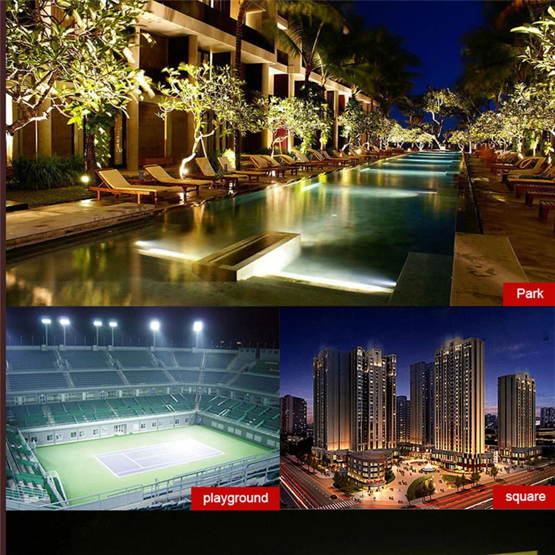 220V 230V 240V LED Flood Light 30W 150W 500W 1500W 2500W Floodlights Lamp Waterproof Reflector Led Exterior Outdoor Spotlight