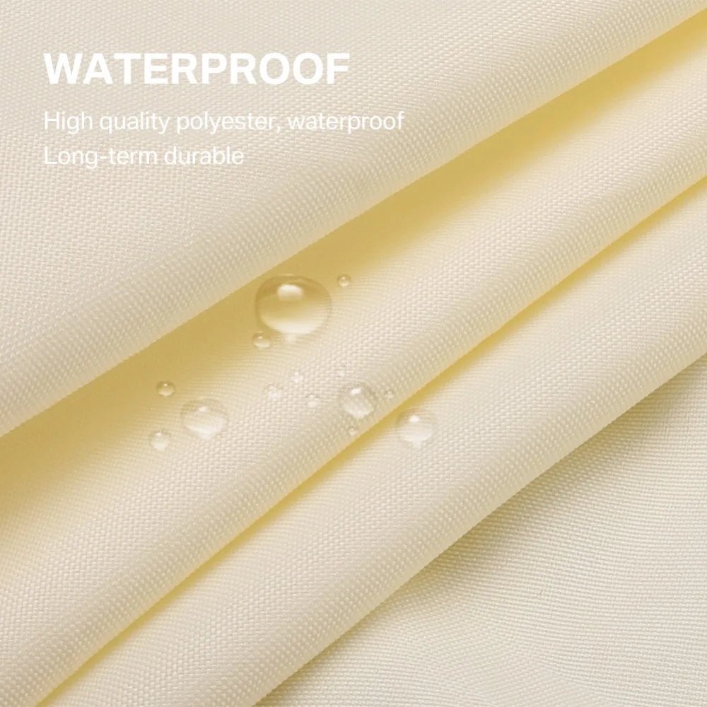 Outdoor Shade Sail Awnings Waterproof Sun Shelter Square Rectangle Sun Shade Protection Canopy Garden Patio Pool Camping Shade