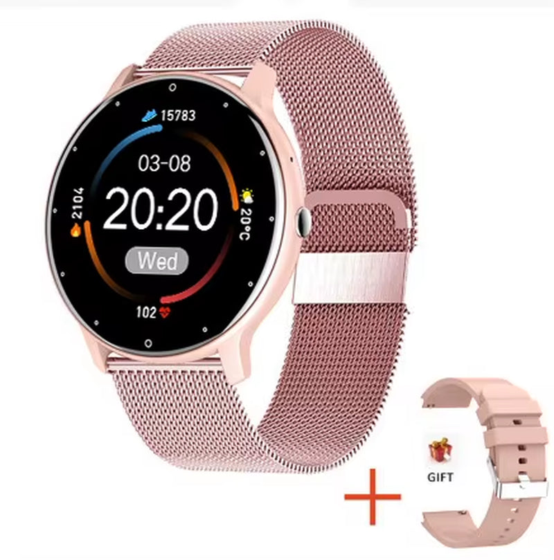 Smart Watch Women Men Full Touch Screen Bluetooth Call Smartwatch Waterproof Sports Fitness Tracker Watches for Android Ios