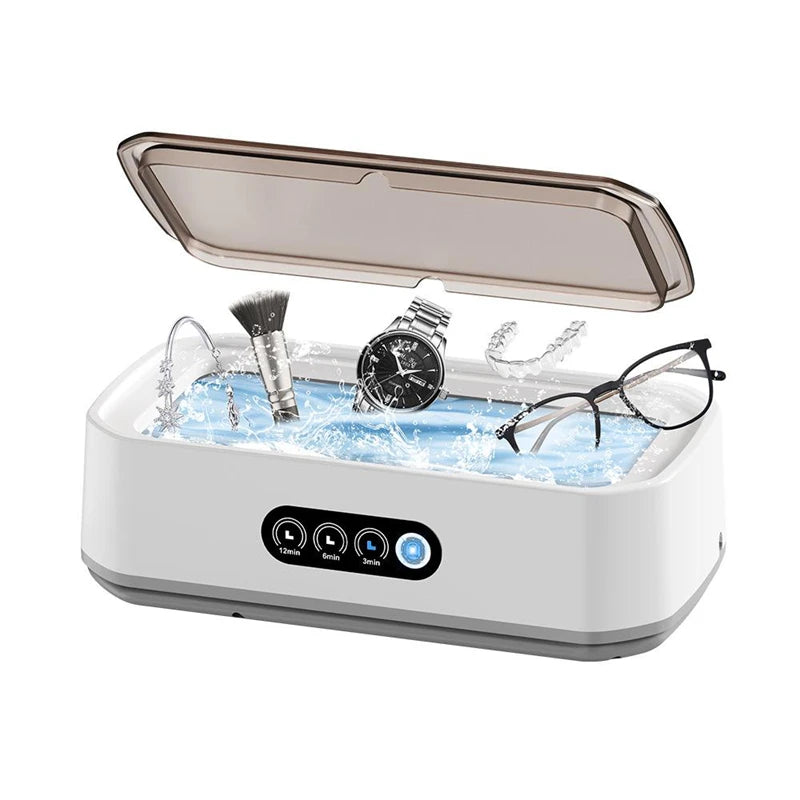 650Ml Adjustable Large Capacity Ultrasonic Cleaner Fast Powerful Jewelry Brace Glasses Jewelry Cleaning Machine Household 2026